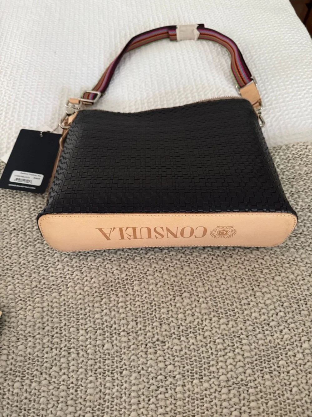 Consuela Amy Downtown crossbody Bag with Multicolor Strap - Picture 2 of 4